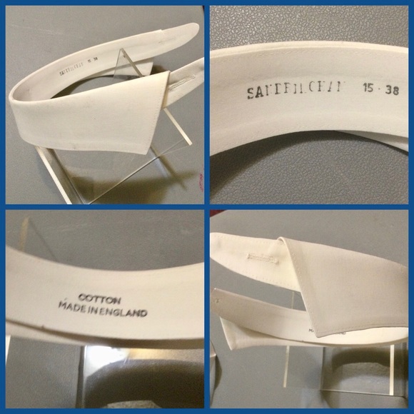 5 Vtg Stiff Collars, sz 15” - Picture 5 of 6